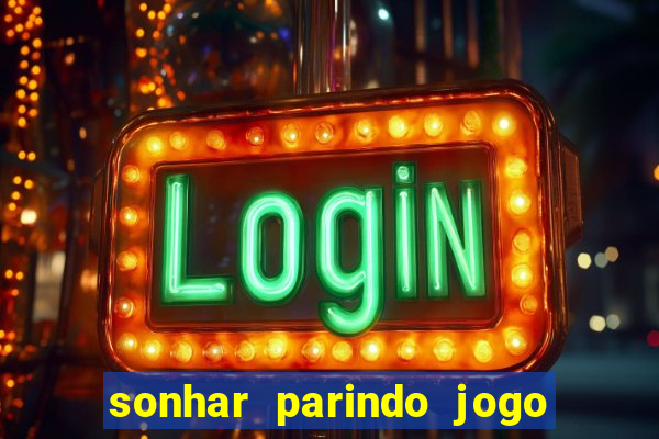 sonhar parindo jogo do bicho